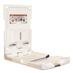 Foundations® Baby Changing Table, Polyethylene, Vertical Surface Mount, Cream